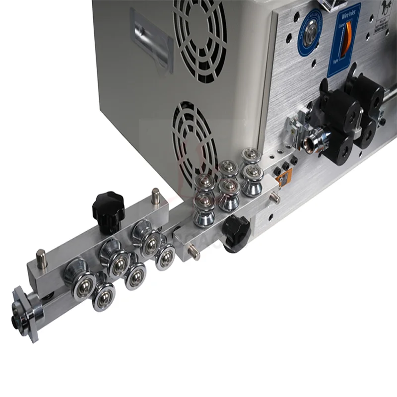 Upgraded SWT-608-HT2-6S 6-Wheels Round Sheath Wire Peeling Stripping Cutting Machine For Computer Automatic Wire Strip