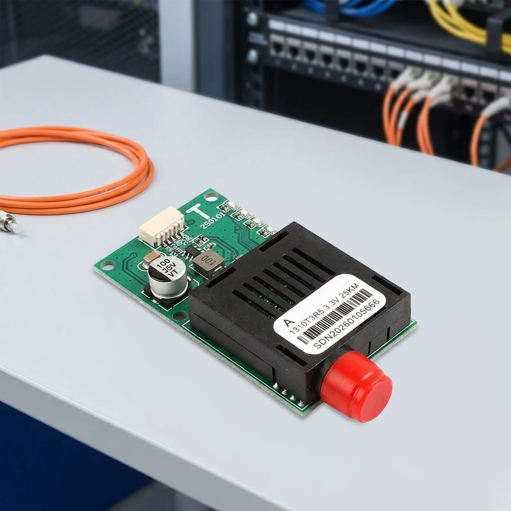 25KM TTL Optical Transceiver Module FC Interface Fiber Transceiver TX AV VCC GND