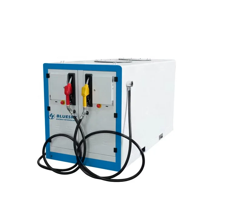 Tatsuno China Real Tech Bluesky Stainless Steel High Capacity Mini Fuel Station Fuel Dispenser CE Certified Multi-Voltage 2