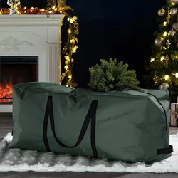 Christmas Tree Storage Bag Foldable Oxford Cloth Bag Xmas Decoration Wreath For Storing Christmas Utenciles Garland Home Storage