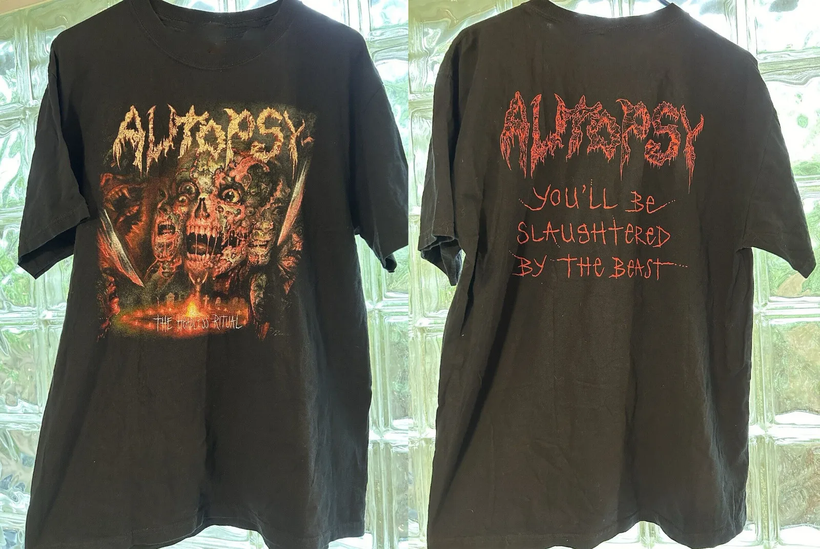 Autopsy Band Headless Ritual 2 sided Cotton Tee Men Women Shirt MI391