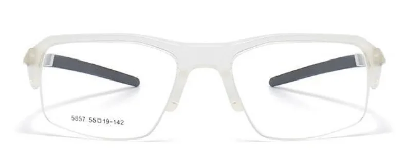 YIMARUILI Sportbrillengestell für Herren und Damen, Aluminium, TR90, Halbrahmen-Brille, Federbeine, optische verschreibungspflichtige Brillen 5857 – Detail 17