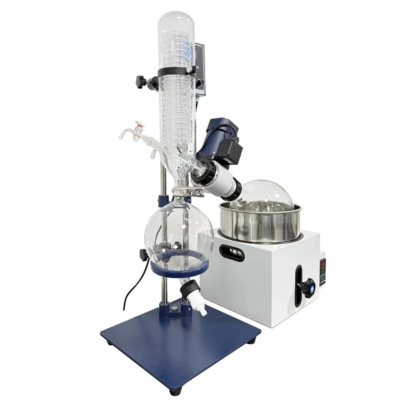 

Лабораторный блок дистилляции растворителей Спиртовой дистиллятор Роторный вакуумный испаритель с охладителем и масляной банкой из нержавеющей стали с подогревом