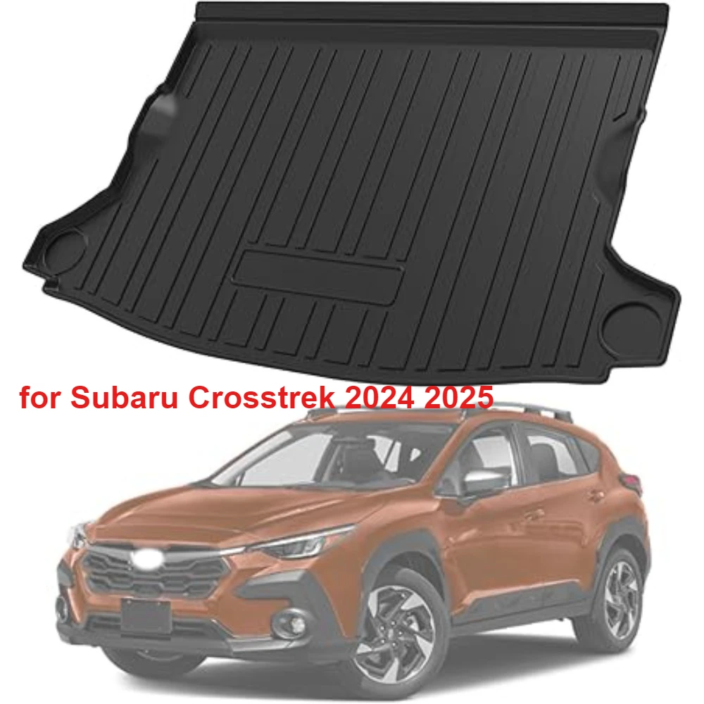 Car 3D Cargo mat Cargo Liner Trunk Tray Liner for Subaru Crosstrek 2024 2025 All Weather Rear Trunk Liner