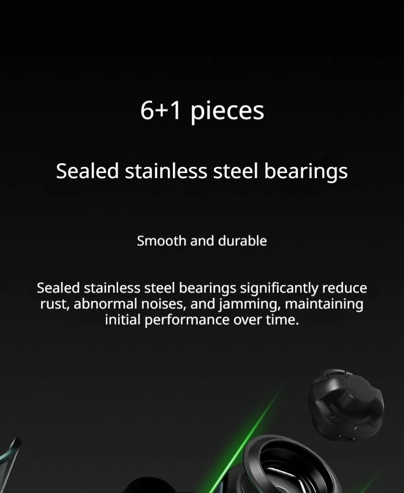Cadence Mini-Spinnrolle, kleine Angelrolle mit schräger Spule aus Metall für Köderruten, Süßwasser-Angeln im Freien, für Angler – Detail 15