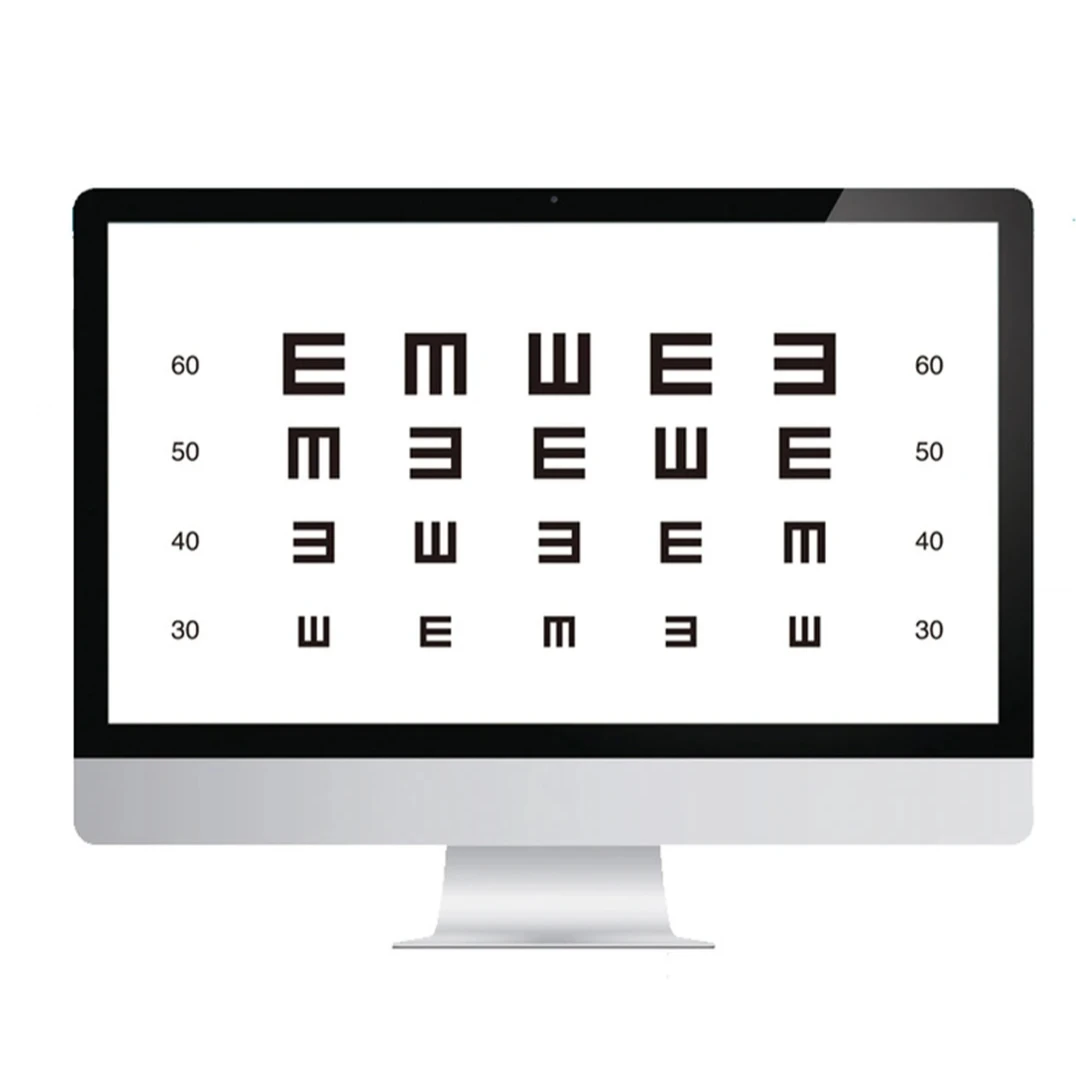 Ophthalmic LCD Visual Acuity Vision Chart Optical Testing Monitor Eye Testing Digital Chart