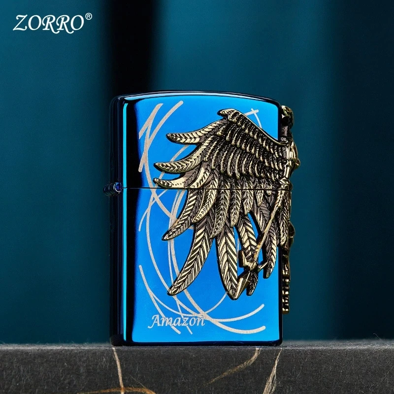 New Metal Windproof Lighter Tool Old-fashioned Grinding Wheel Ignition Oil Lighter Gift Gadget