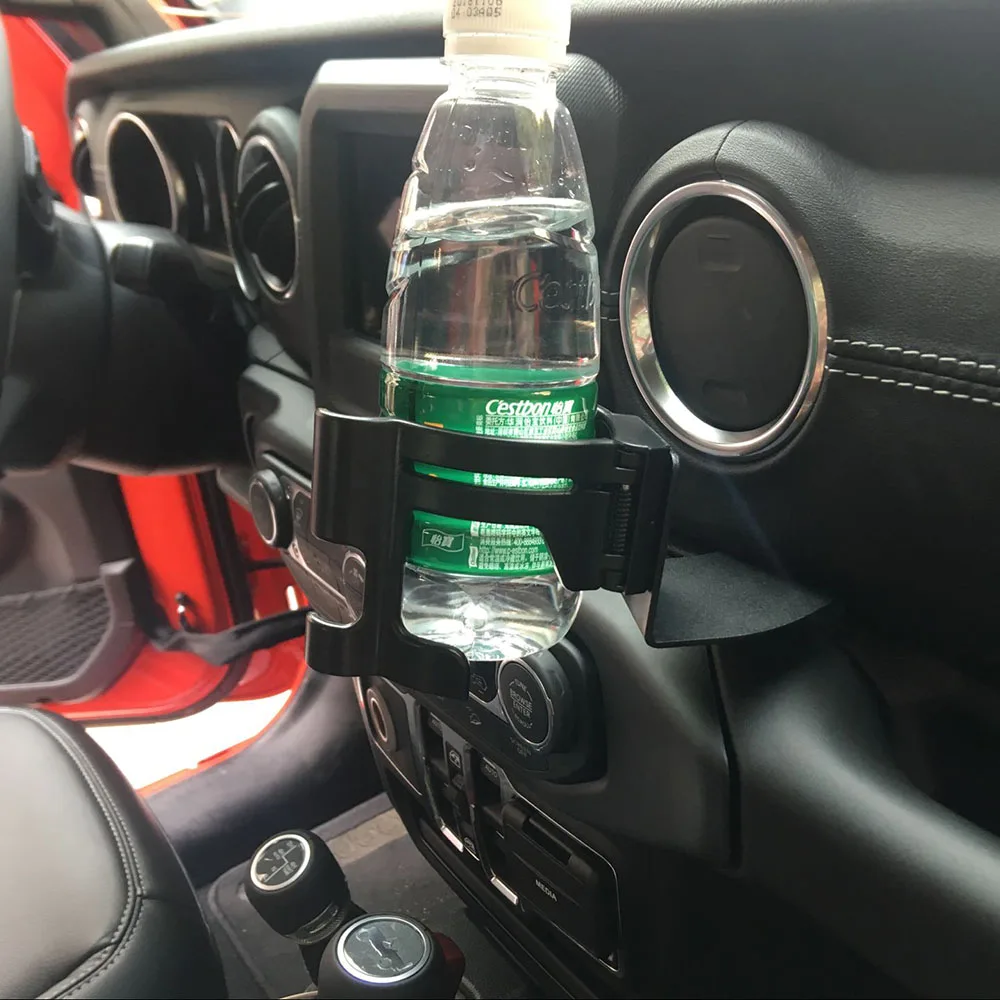 SXMA JL1069 Phone Water Cup Holder Mount Automobile Cradles Ultra-Sturdy Non-Shaking for Jeep JL for Wrangler 2018+
