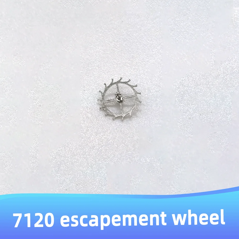 

Watch Movement Accessories Escapement Wheel Suitable for 7120 Mechanical Movement 7120 Escapement Wheel Parts for Manual Repair