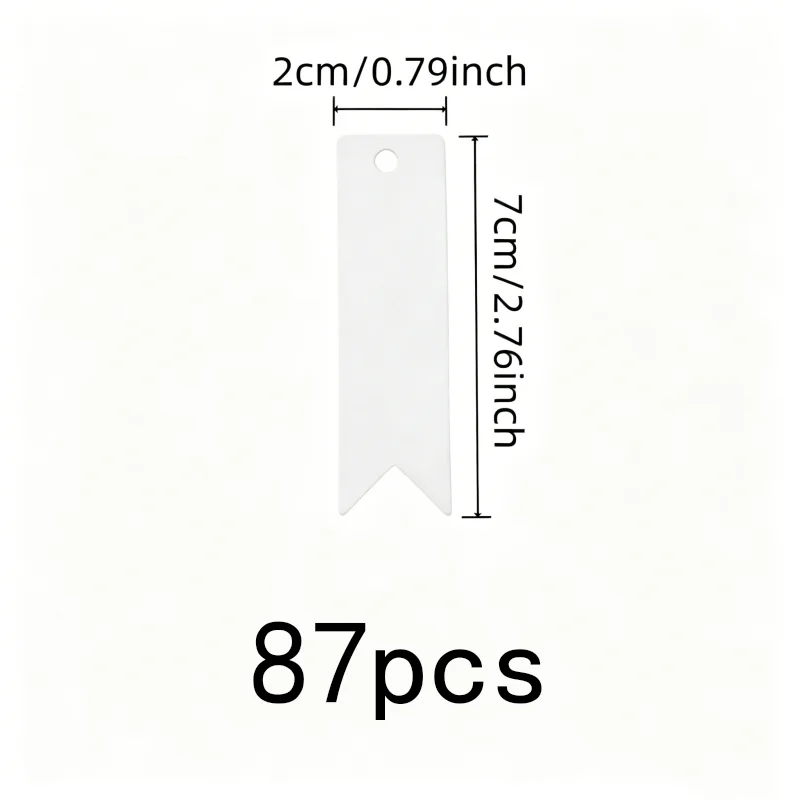87 pcs Party Favor Tags, Party Valentines Tags, Lightweight Paper Card, Pre-Punched Hanging Hole, Multipurpose