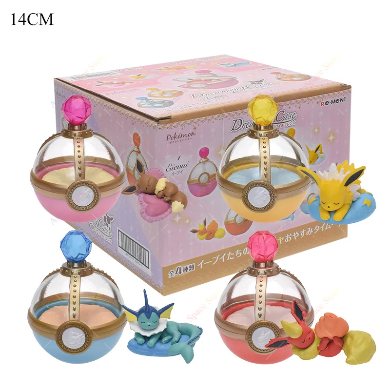 4-6pcs/set Pokemon Sleeping Figurine Toys Cute Dreaming Case 2