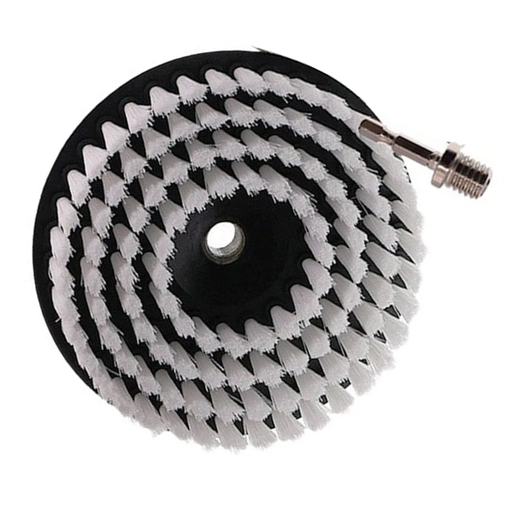 6 Inch For M14 Electric For Drill Brush Wheel With For High Density Nylon Bristles For Car Rim Tire Gap Cleaning And Home Floor