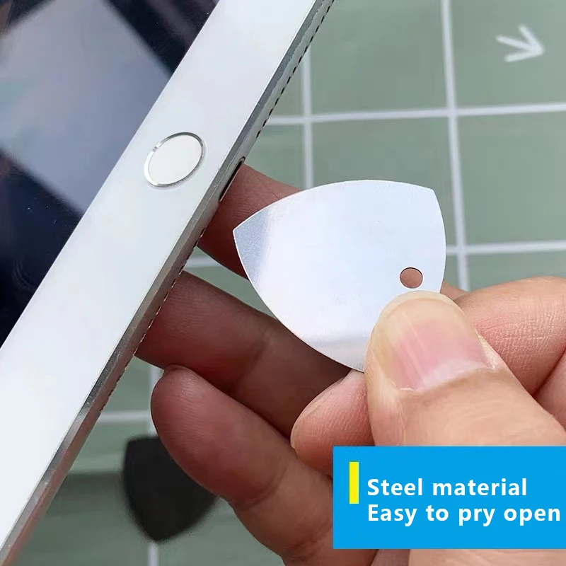 10 Buah Alat Perbaikan Penghilang Layar Ponsel Komputer LCD Alat Reparasi Penghilang Layar Ponsel Komputer LCD Lembaran Pembongkaran Baja Tahan Karat Fleksibel Ultra-tipis