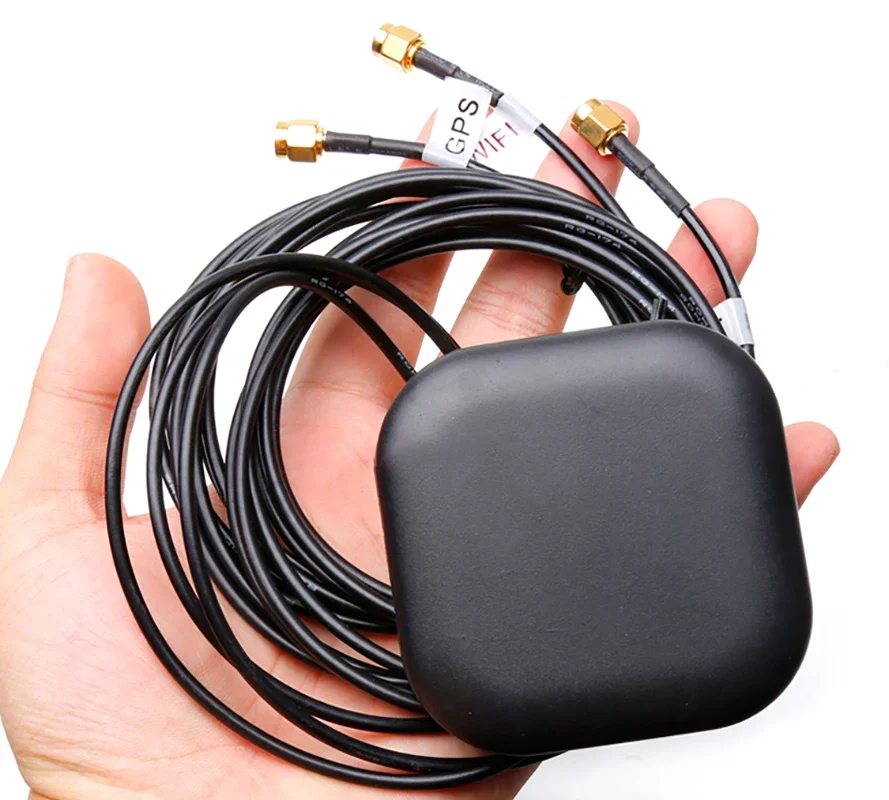 4G+WiFi+GPS 3-in-1 Combined Antenna 5/28dBi High Gain Long Range Signal Booste Amplifier Outdoor Waterproof Tri-band Antenna SMA