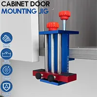 Cabinet Door Installation Positioner 0-30mm Aluminum Alloy Hardware Jig Frame Auxiliary Support Fixture for Most Cabinet Doors