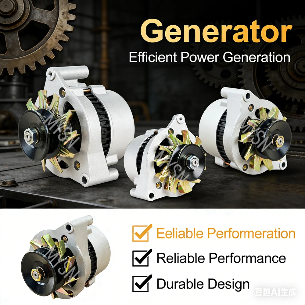 220V AC Applicable to Agricultural Silicon Rectifier Alternator 3KW JF11A Pure Copper High Power 12V 24V DC Dynamo for Home Use