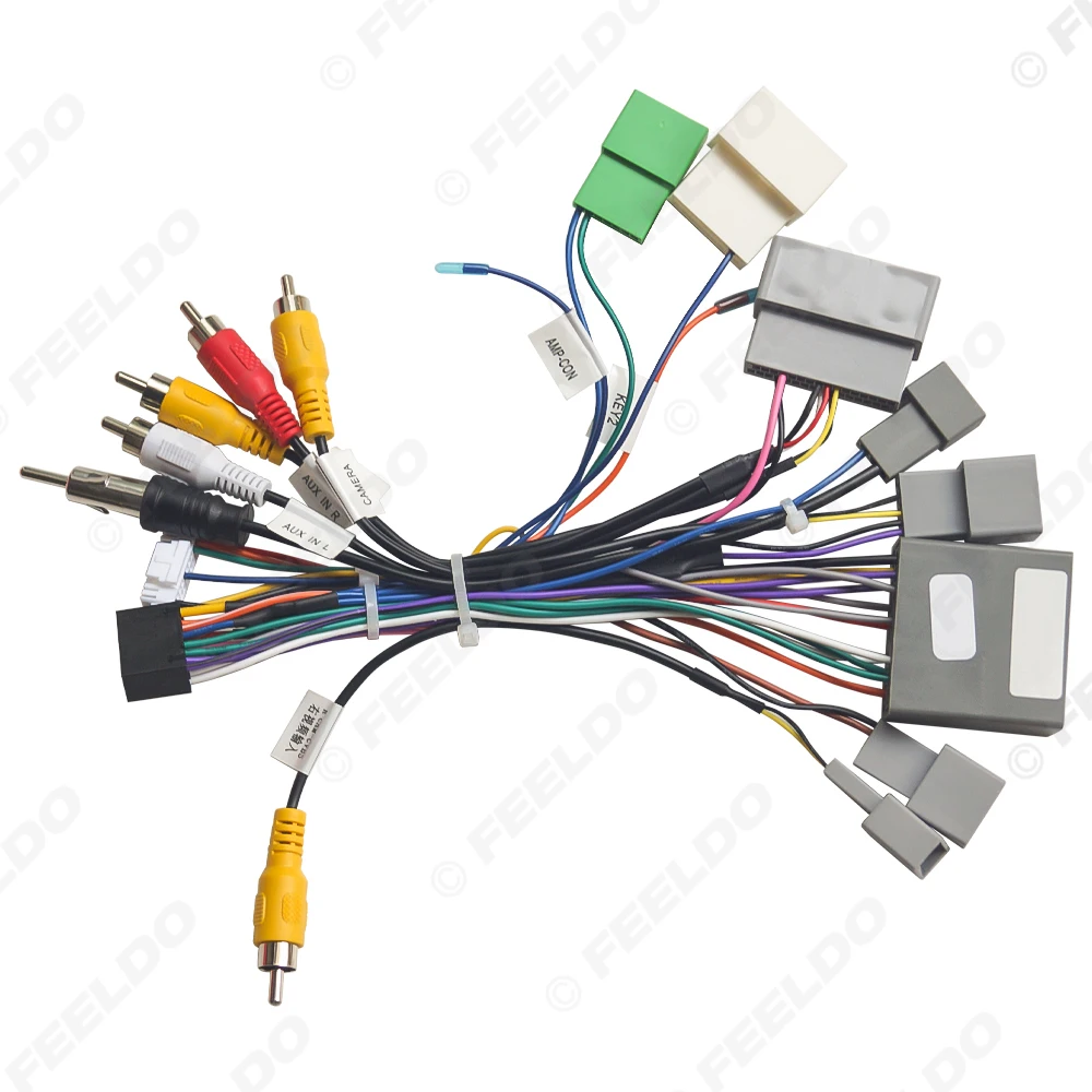 For Mitsubishi Outlander/Pajero  07-08 European/Japan Models16pin Power Cord Wiring Harness Adapter Car Installation Head - view 2