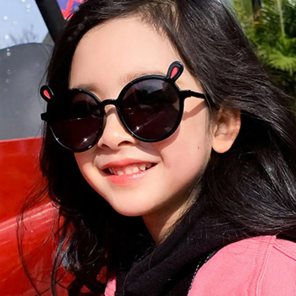 1/5PCS Childrens Sun Glasses Plastic Cute Ear 2023 Party Sunglasses Kids Sunglasses Portable Summer Colorful Baby Eyeglasses image 4