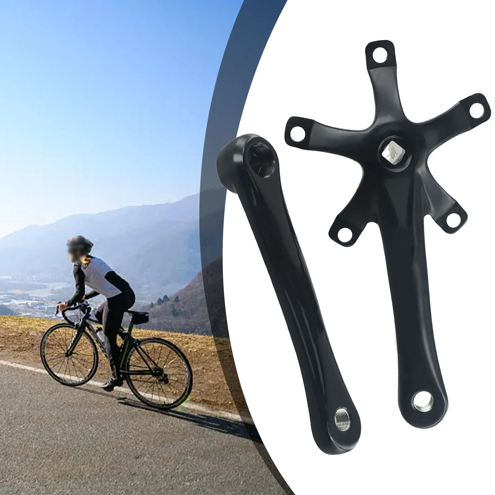 

Сверхлегкий велосипедный шатун, обработанный на станке с ЧПУ, длиной 170 мм. Идеальное решение для любителей дорожных и складных велосипедов.