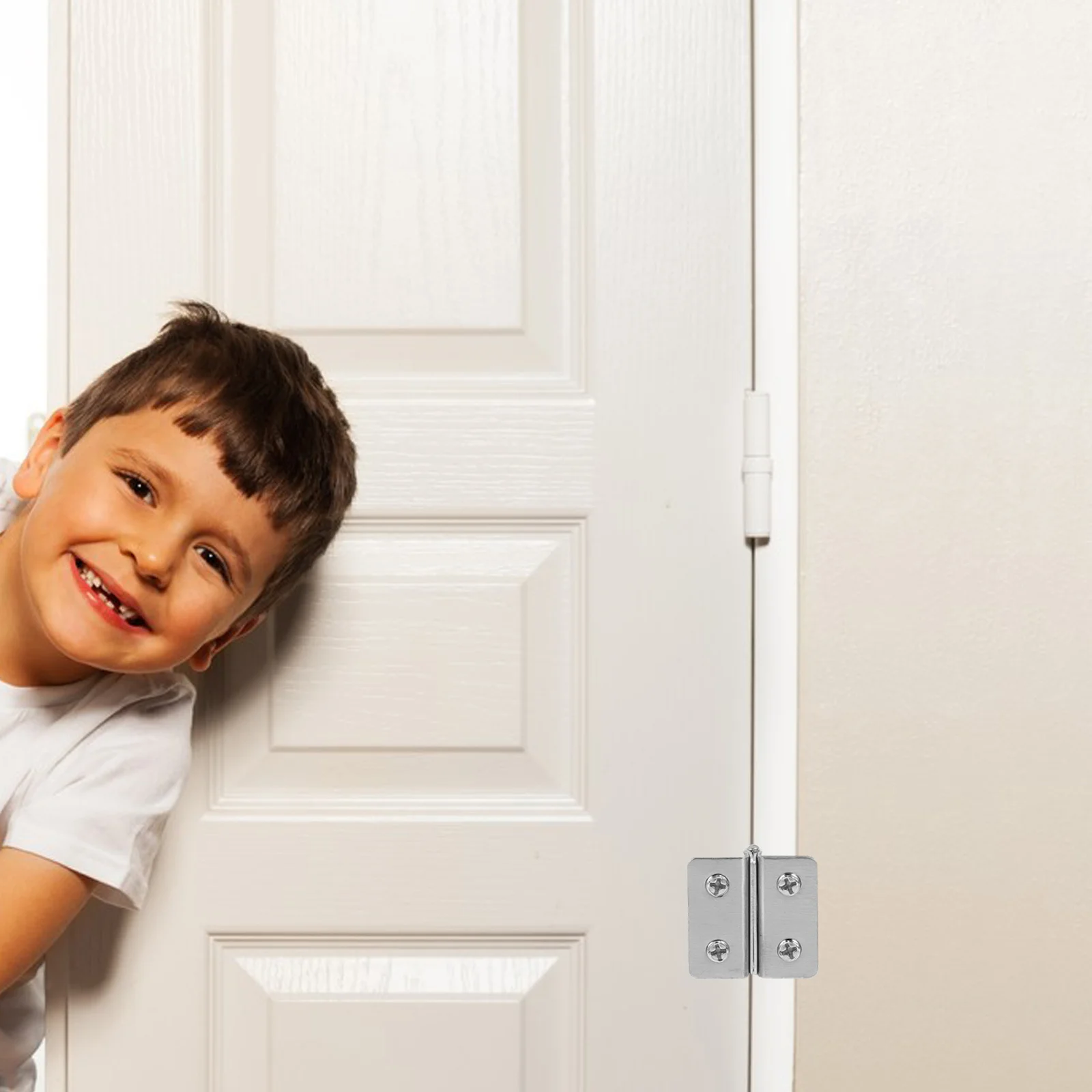 Cerniere in acciaio inossidabile da 2 pezzi, doppio morsetto regolabile per porta in vetro, vetrina, mobili per armadietti del vino