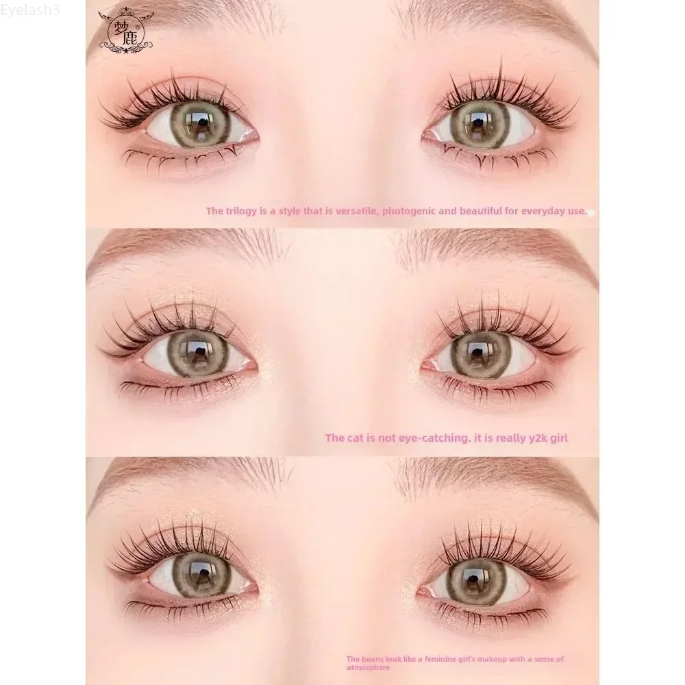 No Glue No Removal Full Series False Eyelash Sunflower Makeup Set Eyelashes For Extension Easy For Beginners Half Lashes Natural