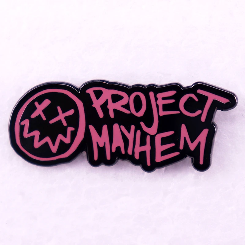 Project Mayhem Enamel Pin Fight Club Badge Brooch Novel Jewelry Backpack Decorate