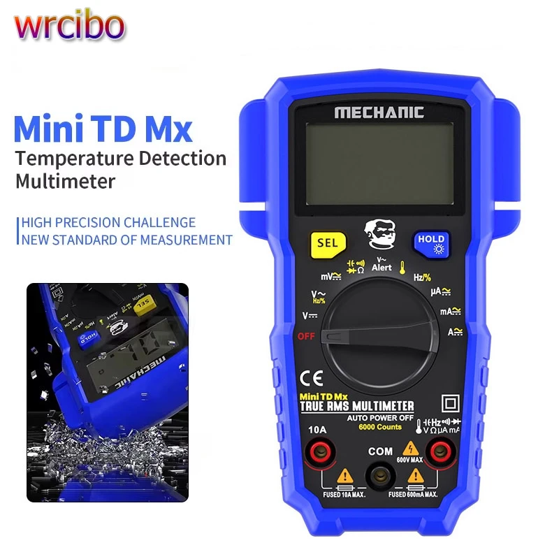 MECHANIC Mini TD MX Temperature Detection Multimeter Intelligent High Precision For Mobile Phone Electronic inspection Tools