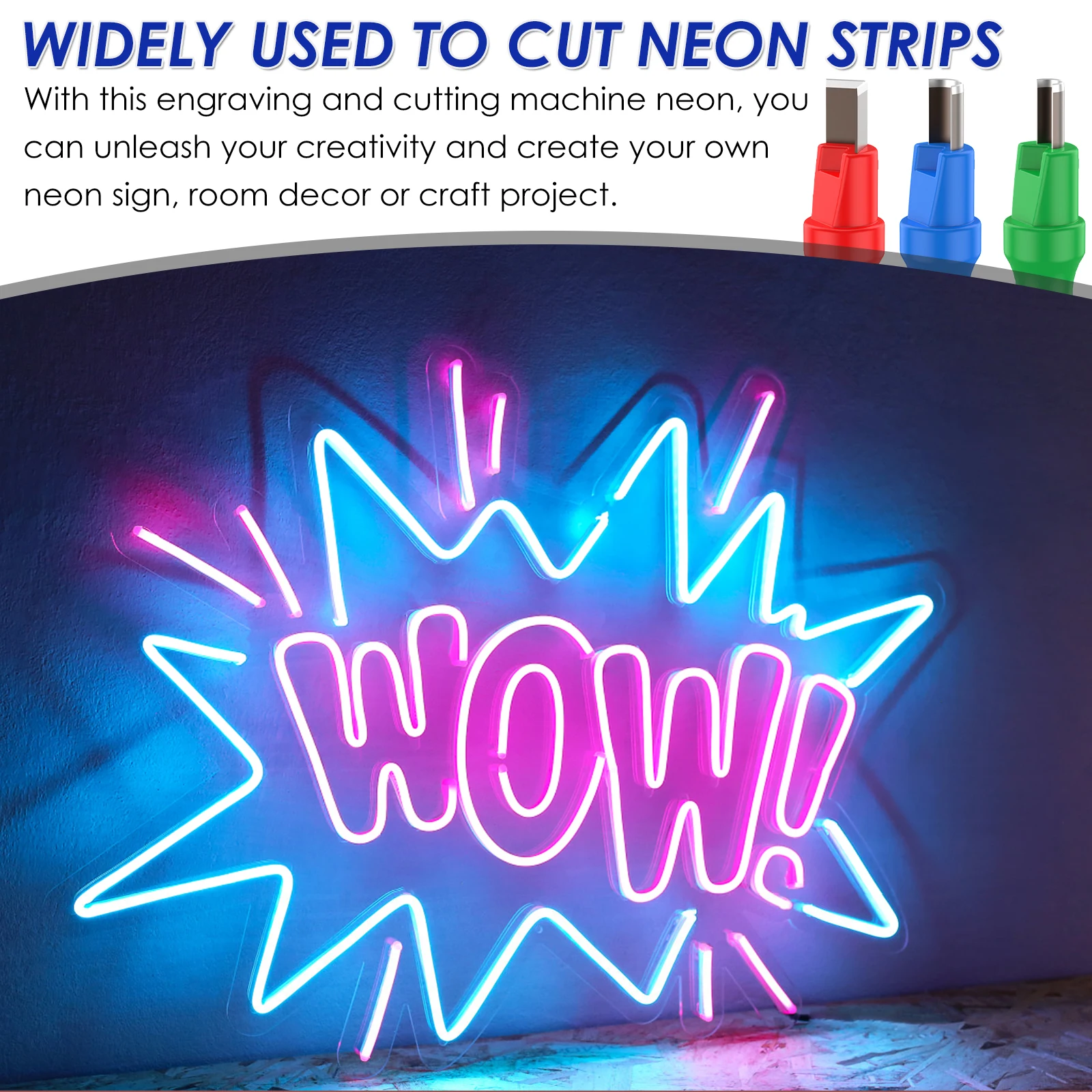 2/3Pcs Neon Light Cutter Portable Cutting Neon Lamp Hand Tool High Speed Steel Neon Strip Trimming Hand Tool Neon Light Cutting