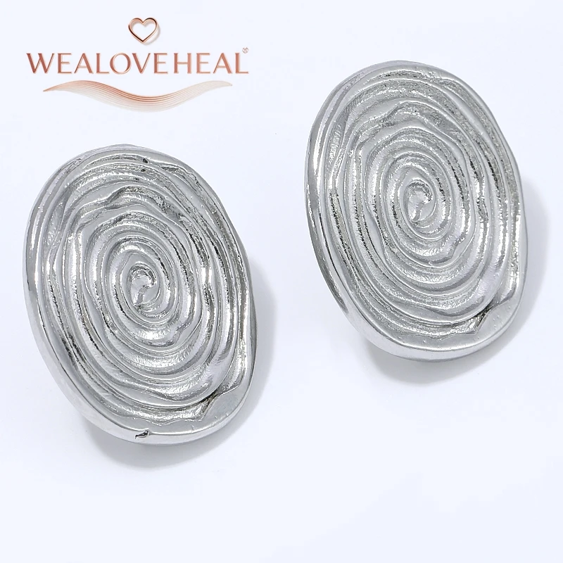 1 Paar 18K vergoldete Messing-Spiral-Ohrstecker für Damen, Baumring-Holzmaserung-Ohrringe für den täglichen Gebrauch, Party oder als Geschenk – Detail 20