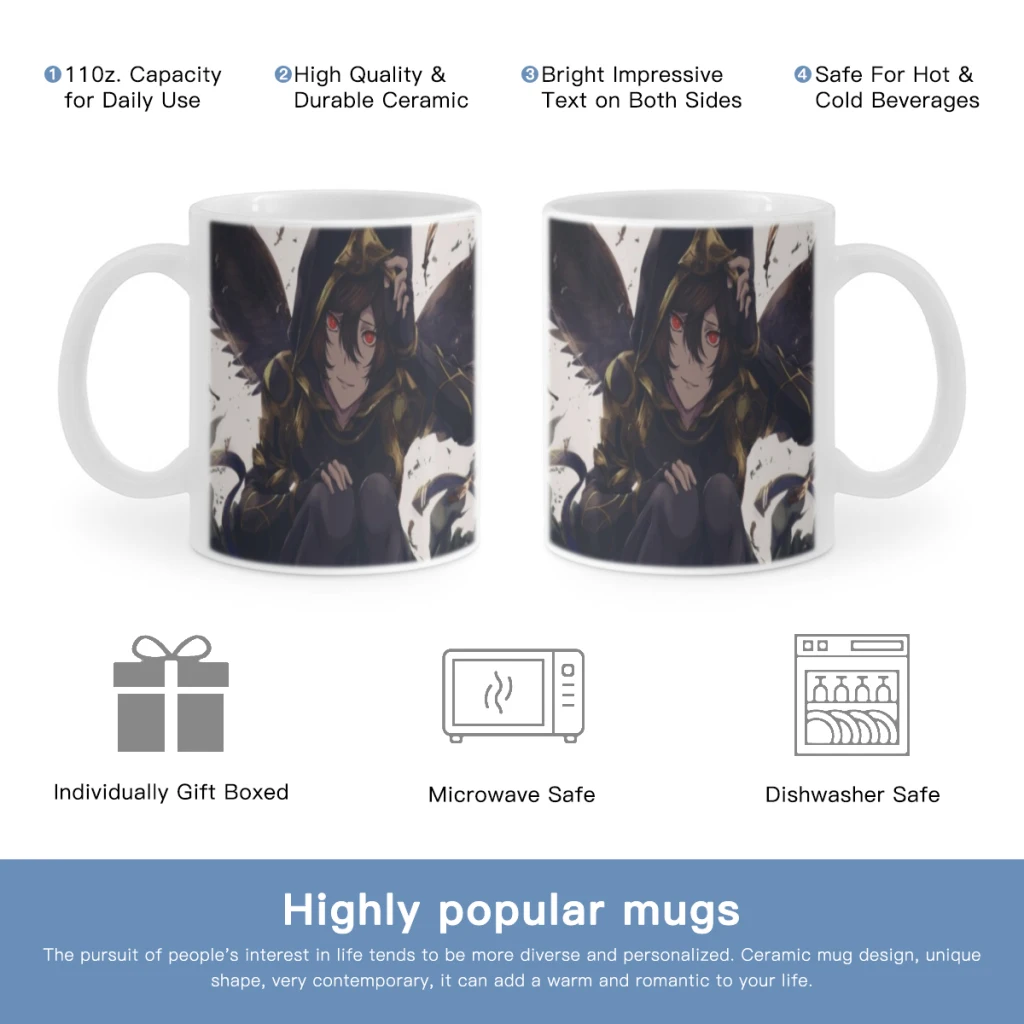 Anime Game Azur Lane Illustrious Free shipping Ceramic Cup Coffee Oatmeal Breakfast Cup Creative Personality Mug