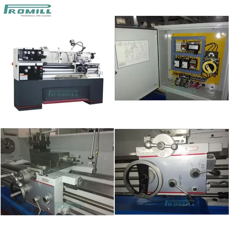 HCY Professional Service Horizontal Digital Medium Manual Turning Lathe Machine Gap Bed GH1840 High Accuracy
