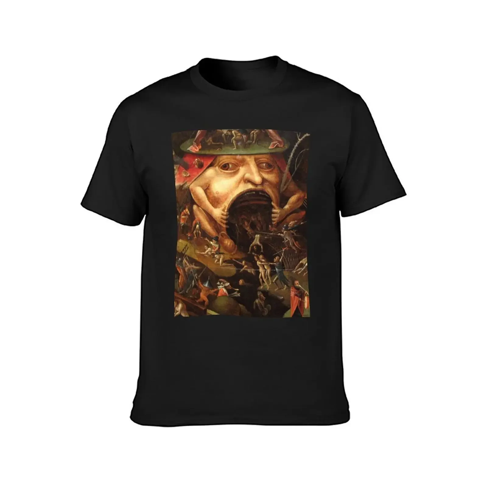 Insight into Hell 3 by Hieronymus Bosch T-Shirt blacks tees for a boy men clothes