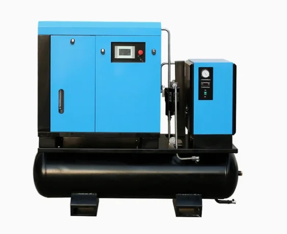 

Industrial 22kw Oilless Electric Fixed Speed Rotary Screw Type Air Compressor with Dryer for Laser Cutting Machine