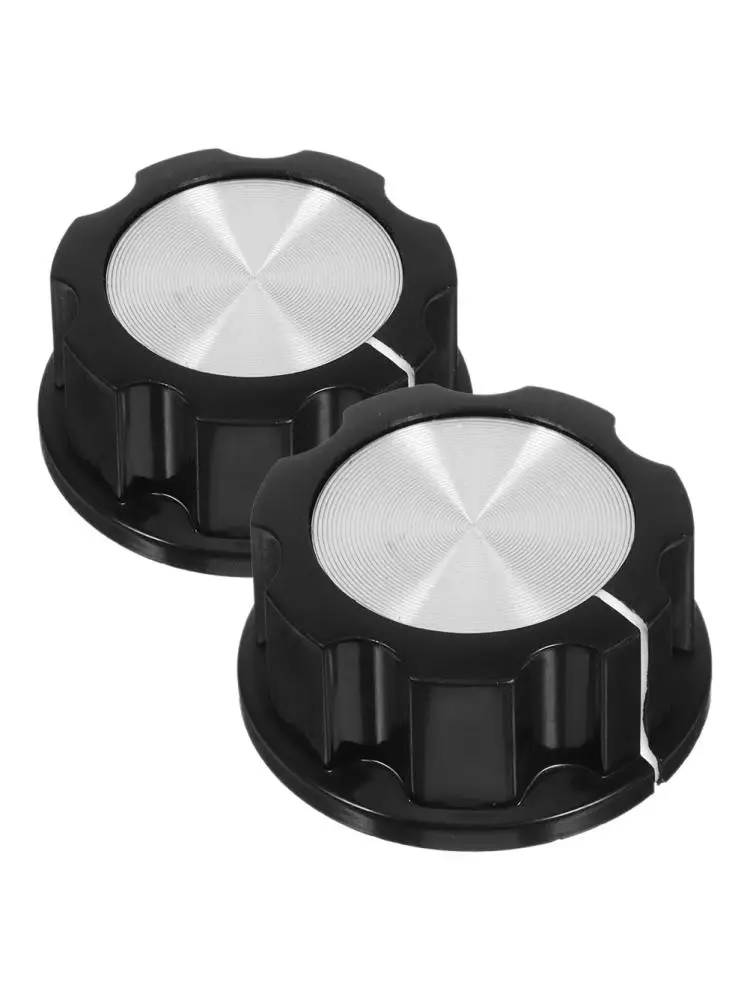 Boutons pour friteuse à Air, 2 pièces, boutons de four, minuterie de gril, accessoires de cuisinière à gaz pour barbecue, pièces de rechange en acier inoxydable