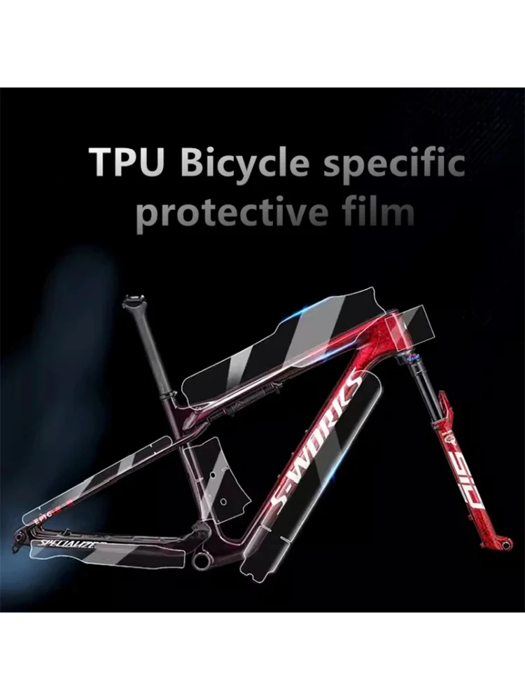 AliExpress UK Universal Bike Protective Film Road Bike MTB Frame Scratch-Resistant Protector Bike Sticker MTB Guard TPU Bicycle Protector