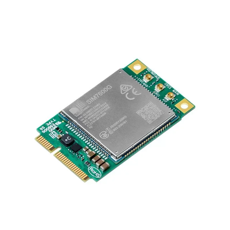 

SIM7600G-PCIE 4G Mini-PCIe Connector LTE-TDD, LTE-FDD Global Coverage Band Module Wireless GSM/GPRS/EDGE Module IoT