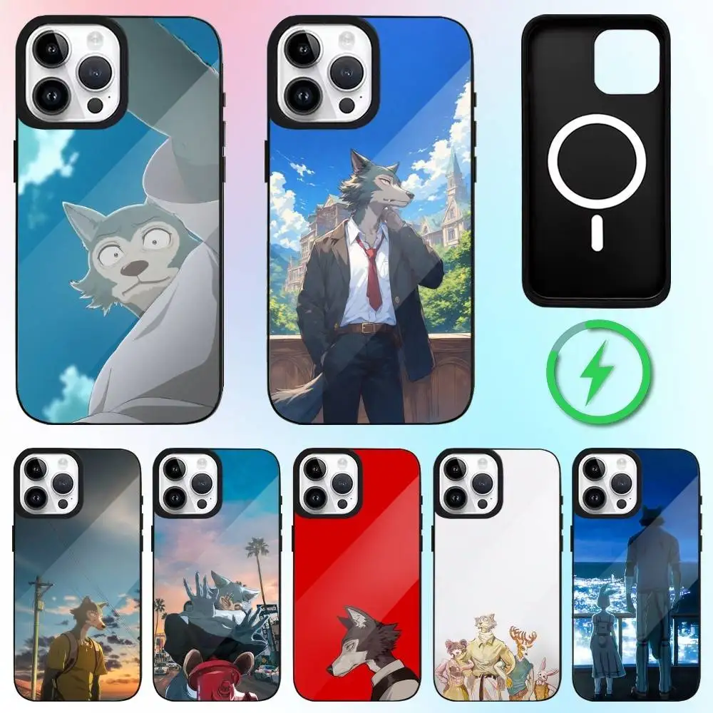 

Comics B-Beastars Cool Phone Case For iPhone17,16,15,14,13,12,11 Plus,Pro Max Magnetic Magsafe Wireless Charging