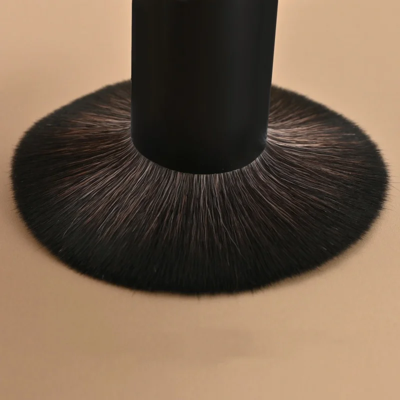 両端メイクブラシ 大型サイズ ドライウェット両用美容化粧品ツール ポータブル ルースパウダー ブラッシャーブラシ パウダーパフ