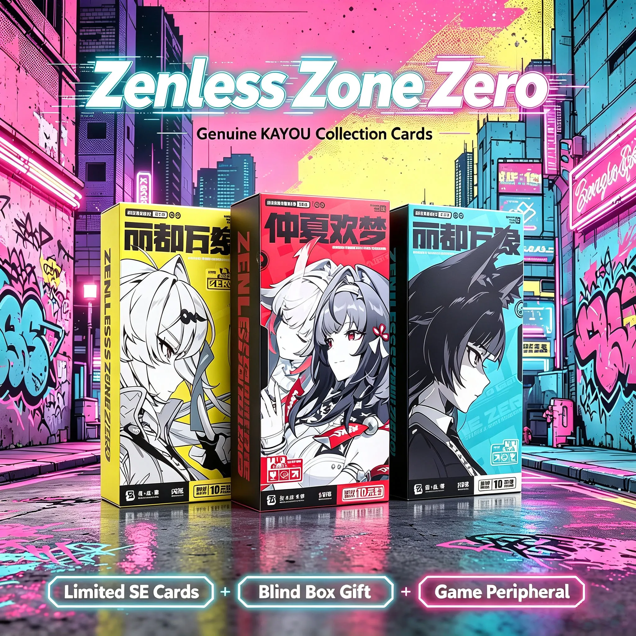 shining-soul-official-genuine-zenless-zone-zero-sealed-booster-box-lidu-visions-w1-silver-flash-tcg-collectible-cards-toys-gift