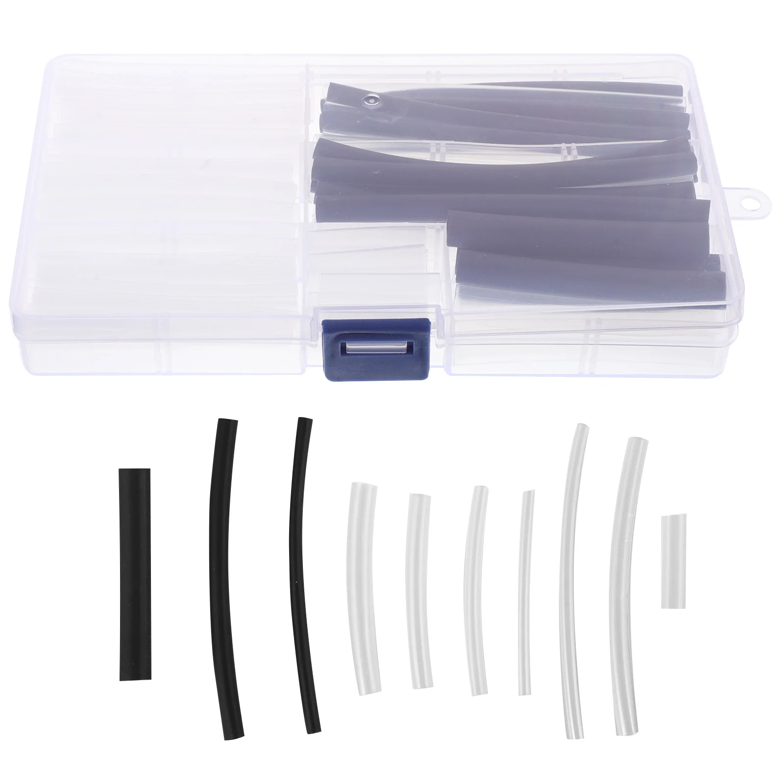 

78 Pcs Shoelace Tips Repair Kit Transparent Heat Shrink Ends Replacement Caps for Sneakers Casual Formal Shoes Extend Life Save