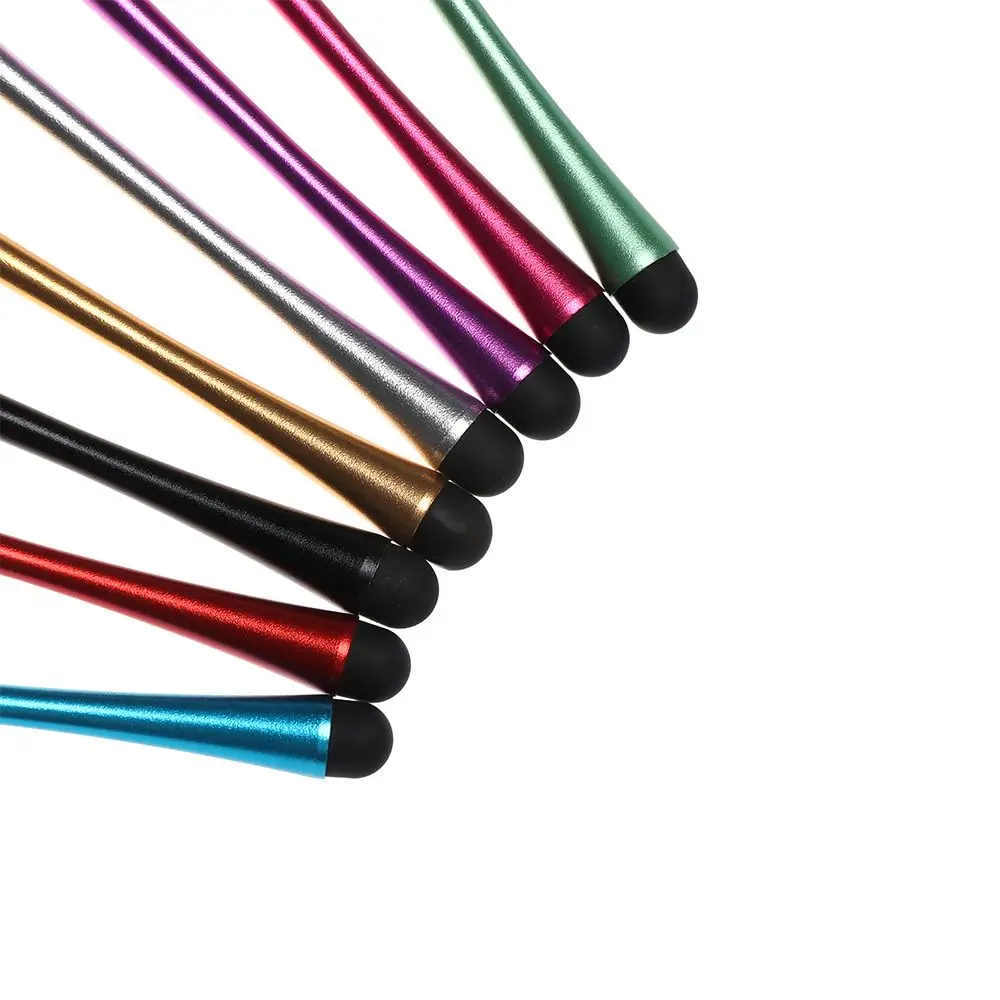 Portátil Multicolor Capacitiva Stylus Pen, Alta Precisão Touch Screen Pen, Fit para Telefone, Samsung, Tablet, PC, Moda, Compacto