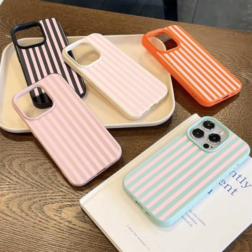 Millennium Minimalistisches Rosa Handyhülle für iPhone 17 16 15 14 13 12 11 Pro Max 16 15 Plus XR Silikon Matt Weiche Stoßfeste Hülle – Detail 3