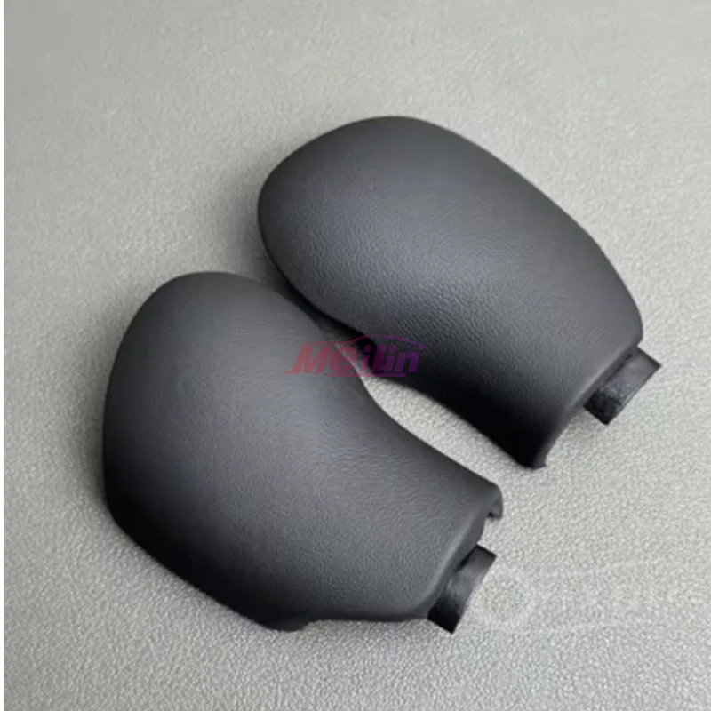 Suitable for Skoda Octavia/Superb shift lever kit, made of genuine leather. Perforated leather, Alcantara - chrome plated, baked
