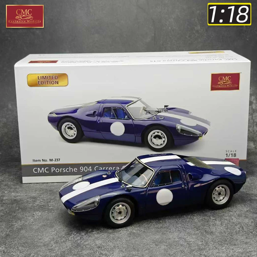 

CMC EXCLUSIVE MODELLE Diecast model 1/18 904 Carrera GTS Gewinner Targa Florio Collection of metal car models