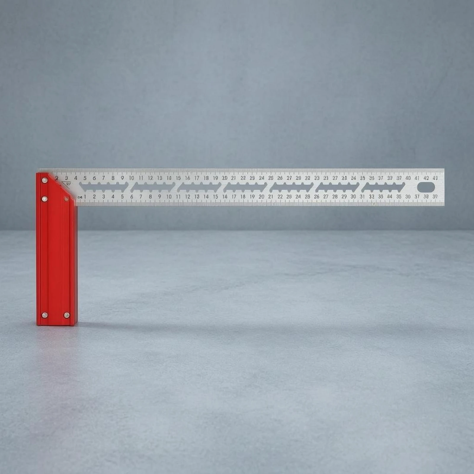 Stainless Steel Angle Ruler Aluminum Alloy L-Shaped Ruler Carpenter Square Two-Sided-Sided Markings Measuring Tool Thickened