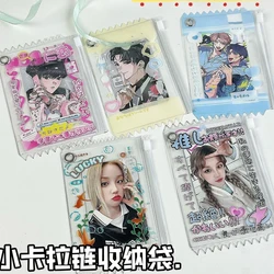 1pcs Cute Transparent Candy Bag 3 Inch Kpop Card Sleeves Holder Photocard Holder Card Films Game Cards Protector