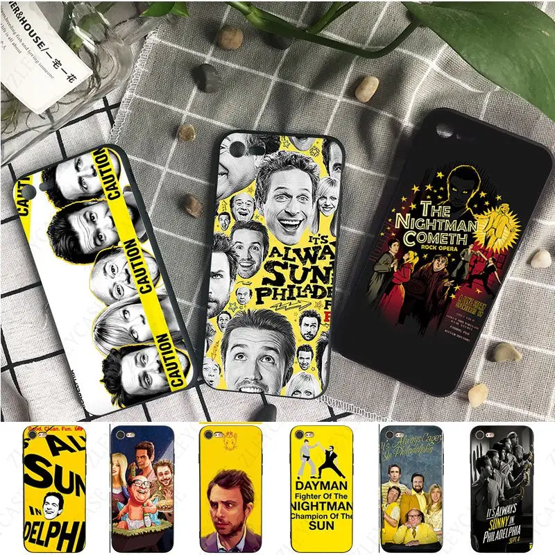 TV Always Sunny in Philadelphia phone cover for iPhone 15Pro 16pro 13PRO max 7 8 XR 14plus 11pro 12pro max 13mini SE case coque