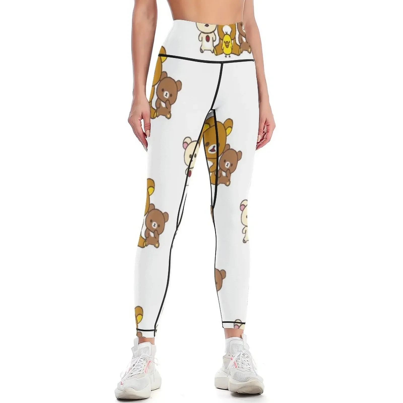 Rilakkuma Farm Leggings sport set Jogger pants sportswear gym Female legging pants Womens Leggings