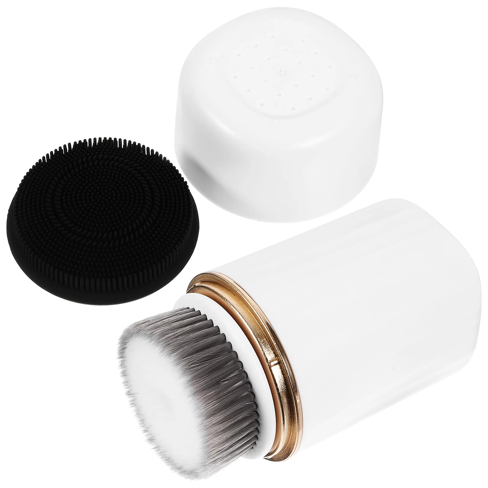 แปรงทำความสะอาดผิวหน้าไฟฟ้าแบบพกพา เครื่องขัดผิวหน้า ทำความสะอาดรูขุมขน ล้างเครื่องสำอาง ขนแปรงอ่อนโยน เหมาะสำหรับทุกสภาพผิว