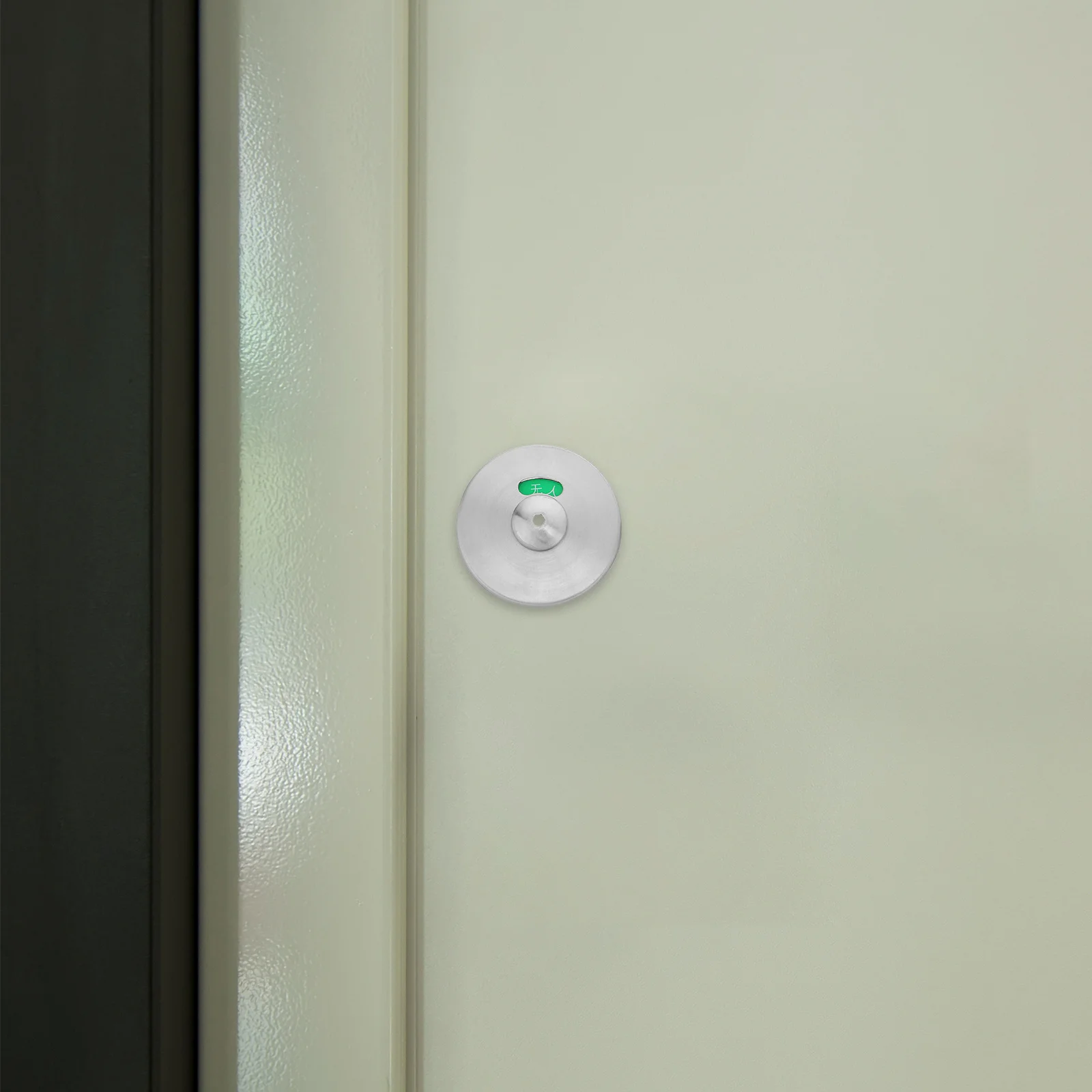 

Stainless Steel Bathroom Indicator Lock Vacant Occupied Privacy Door Latch for Public Restroom Partitions Commercial Bathroom